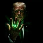Дональд Трамп предстал в образе Зеленого Фонаря
